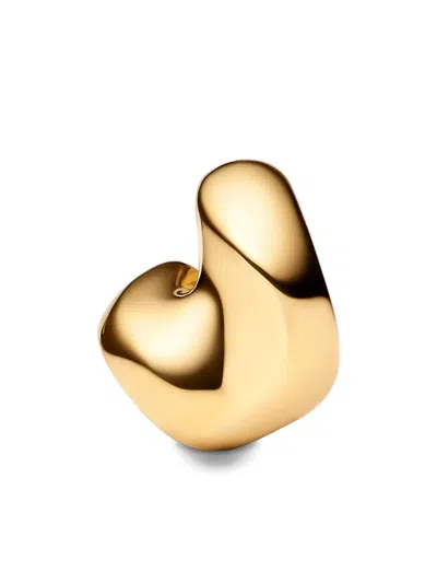 Maria Black Small Saddle Earring In Brown