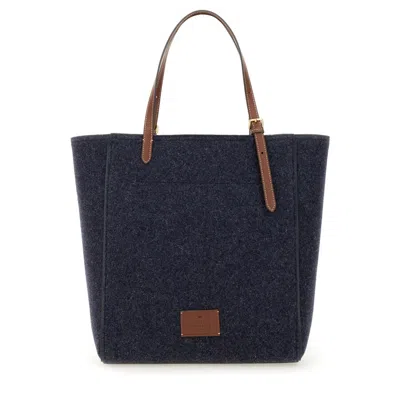 Anya Hindmarch Small Eyes Tote Bag In Blue