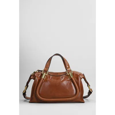 Chloé Chloe Paraty 24 Shoulder Bag In Brown Leather In Brown