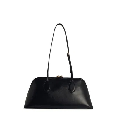 Bally Praline Top Handle Tote Bag In Black