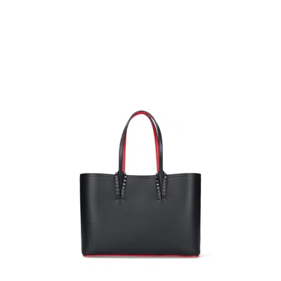 Christian Louboutin Cabata Small Tote Bag In Black