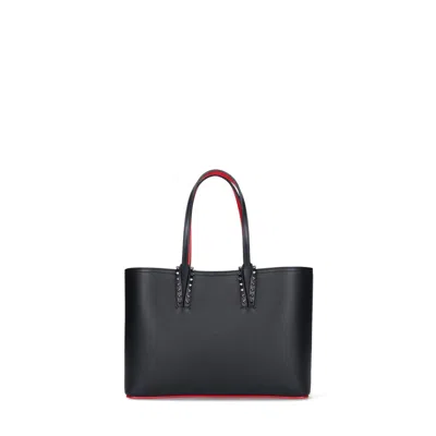 Christian Louboutin Cabata Small Tote Bag In Black