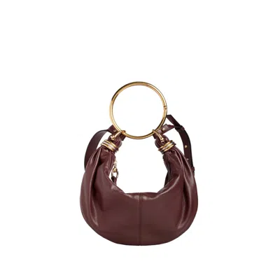 Chloé Small Bracelet Hobo Bag In Brown