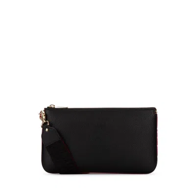Christian Louboutin Loubila Hybrid Clutch Bag In Black