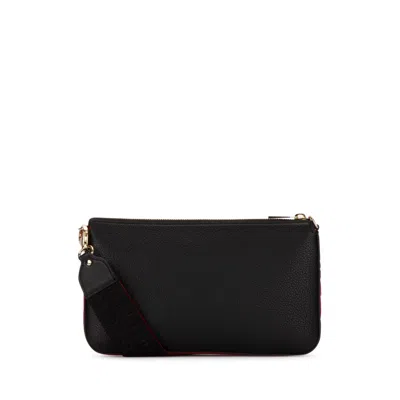 Christian Louboutin Loubila Hybrid Clutch Bag In Black