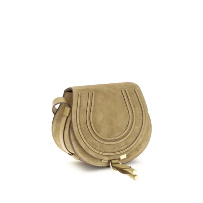Chloé Chloe Marcie Small Shoulder Bag In Neutral