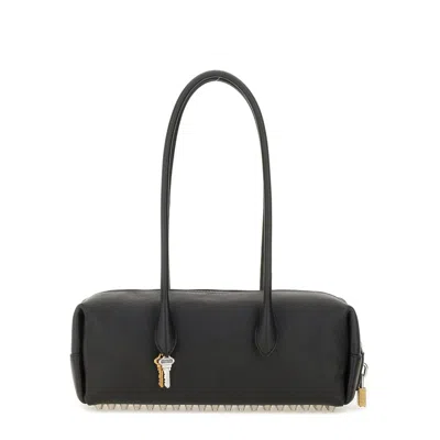 Alexander Wang Medium Roux Key-charm Shoulder Bag In Black