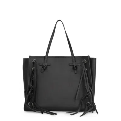 Gianni Chiarini Marcella Leather Tote In Black
