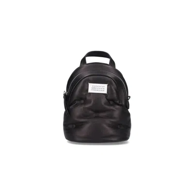 Maison Margiela Vibi Venezia Red Velvet Mattone Furlane In Black