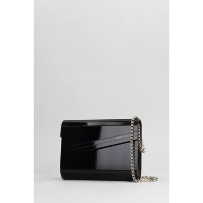 Jimmy Choo Candy Clutch In Black Acrylic In Black