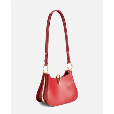 Rabanne Paco  Ring Shoulder Bag In Red