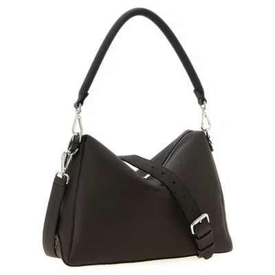 Fendi Large Shoulder Bag With Adjustable Strap In Brown