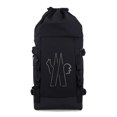 Moncler Grenoble Technical Water-repellent Backpack In Black