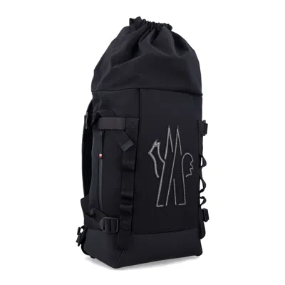 Moncler Grenoble Technical Water-repellent Backpack In Black