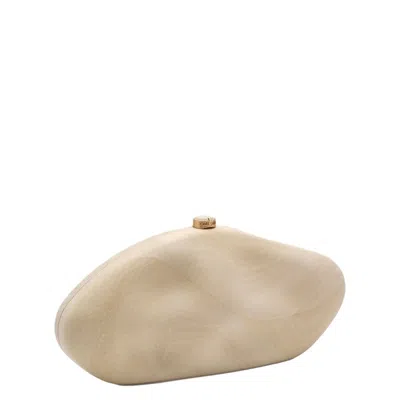 Cult Gaia The Caldera Clutch Bag In White