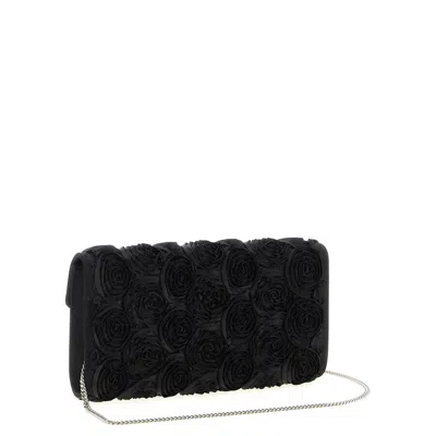 Roger Vivier Efflorescence Clutch In Black