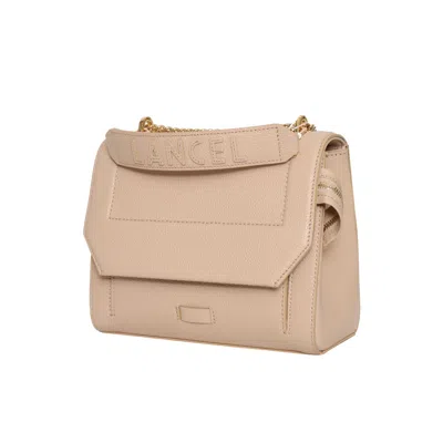 Lancel M Flap Bag In Sand