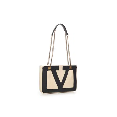 Valentino Garavani Viva Superstar Small Nappa Leather Tote Bag In Black