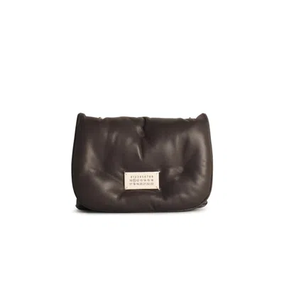 Maison Margiela Glam Slam Flap Shoulder Bag In Gray