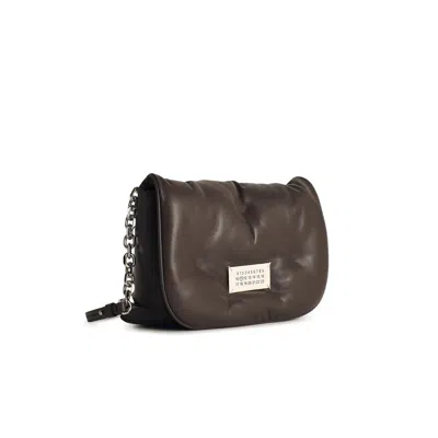 Maison Margiela Glam Slam Flap Shoulder Bag In Gray