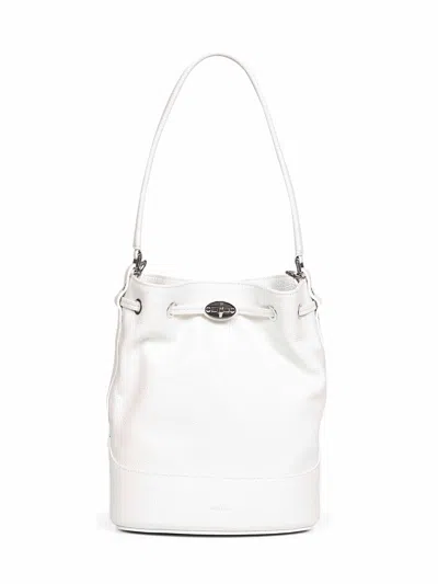 Zanellato White Latte Monda' Small Handbag In Red