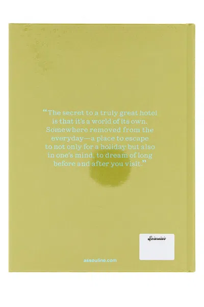 Assouline Splendido Radiant Stage Portofino Book In Green