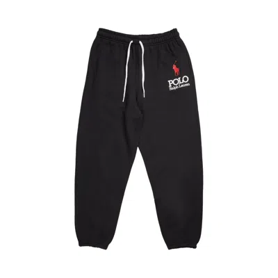 Pre-owned Polo Ralph Lauren Island Fleece Ankle Jogger Pants 'polo Black' | Women's Size S