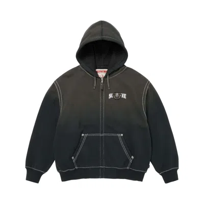 Pre-owned Supreme X True Religion Zip Up Hooded Sweatshirt 'black' | Men's Size M