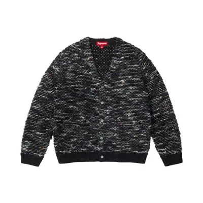 Pre-owned Supreme Textured Cardigan 'black' | Men's Size Xl