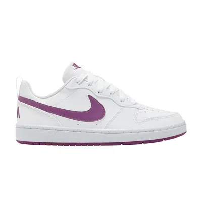 Pre-owned Nike Court Borough Low Recraft Gs 'white/hot Fuchsia' | Kid's Size 4
