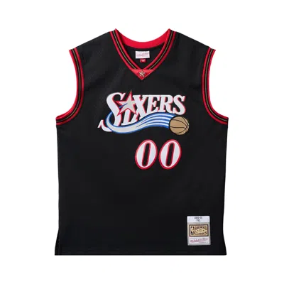 Pre-owned Mitchell & Ness X Playboi Carti X Nba Philadelphia 76ers 2000 Jersey 'black' | Men's Size L