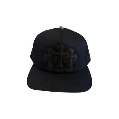 Pre-owned Chrome Hearts Leather Hat 'black' | Men's Size Onesize