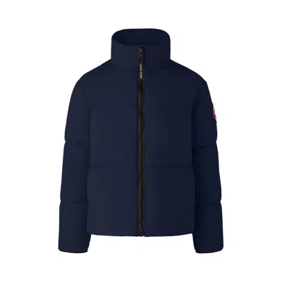 Pre-owned Canada Goose Lawrence Puffer Jacket 'atlantic Navy' | Blue | Men's Size L