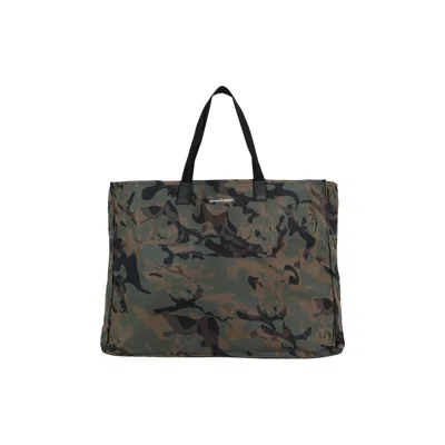 Pre-owned Alexander Mcqueen Camouflage Print Tote 'military Black' | Men's Size Onesize