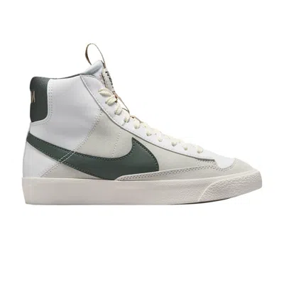 Pre-owned Nike Blazer Mid '77 Se 'white/pale Ivory/hemp/vintage Green' | Kid's Size 6.5
