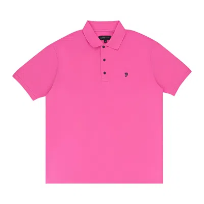 Pre-owned Purple Brand Pique Knit Polo Shirt 'pink' | Men's Size Xs