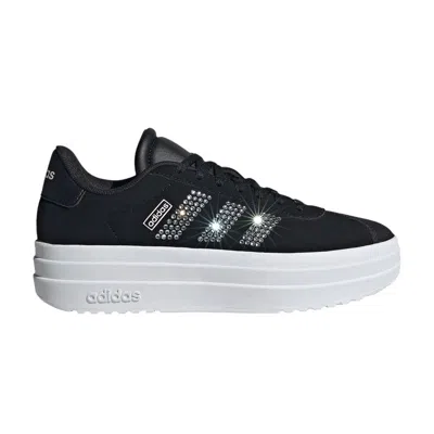 Pre-owned Adidas Originals Adidas Vl Court Bold J 'core Black Cloud White' | Kid's Size 5
