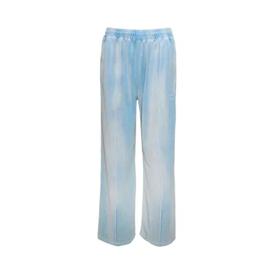 Pre-owned Alexander Wang Track Pant 'washed Light Blue' | Women's Size L