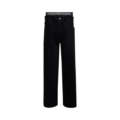 Pre-owned Alexander Wang Pre-styled Jean 'faded Black' | Men's Size 31