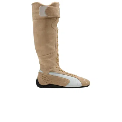 Pre-owned Puma Wmns Speedcat Boot 'light Sand Frosted Ivory' | Tan | Women's Size 5.5 In Brown
