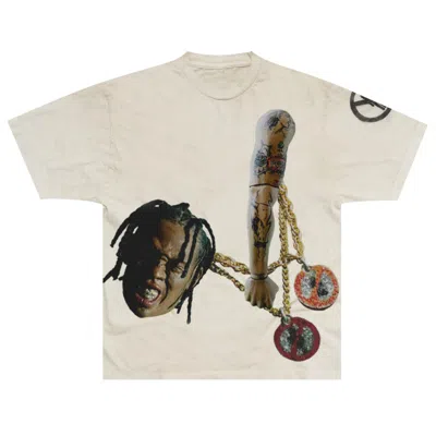 Pre-owned Cactus Jack By Travis Scott Rodeo 10 Years Chain Tee 'white' | Men's Size L