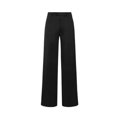 Pre-owned Ann Demeulemeester Kwinten Jersey Minimal Trousers 'black' | Men's Size Xxl