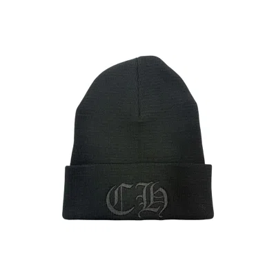 Pre-owned Chrome Hearts Embroidered Logo Beanie 'black' | Men's Size Onesize