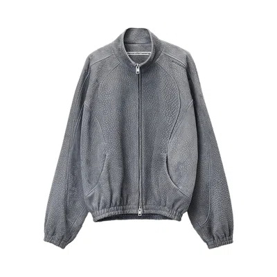 Pre-owned Alexander Wang Track Jacket 'sidewalk' | Grey | Men's Size M In Gray