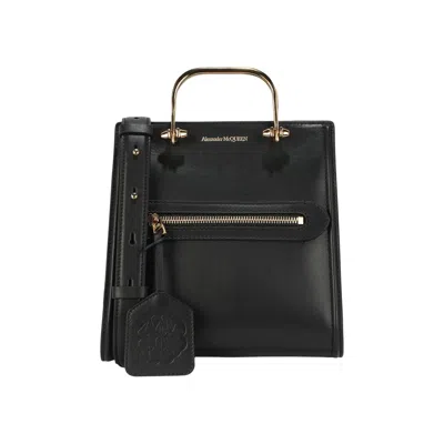 Pre-owned Alexander Mcqueen The Short Story Shoulder Bag 'black' | Women's Size Onesize
