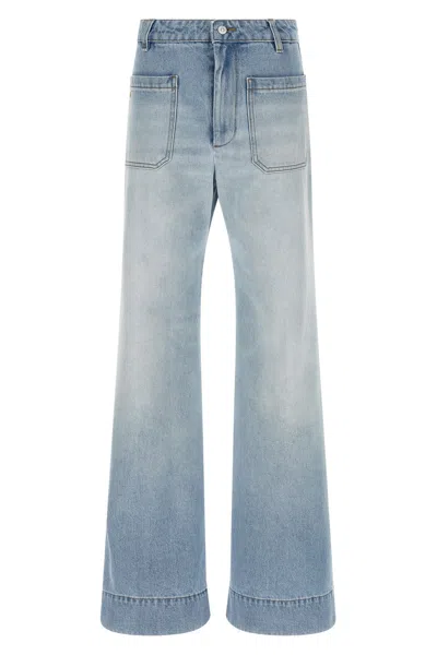 Victoria Beckham Alina High-rise Flared Jeans In Blue