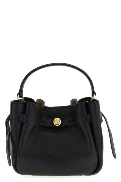 Tory Burch 'romy' Bucket Bag In Black