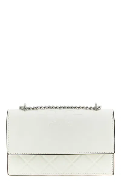 Tory Burch Fleming Small Crossbody Bag In White
