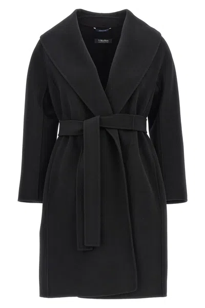 Max Mara 'messi' Coat In Black