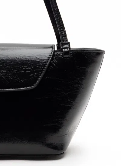 Elleme Courrier Tote Vintage Leather Black